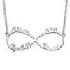 Infinity 4 Names Necklace