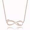 Infinity Name Necklace Rose Gold Plated