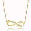 Infinity Name Necklace 14K Gold Plated