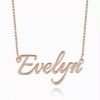 Personalized Name Necklace Rose Gold Plated