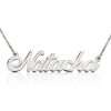 Classic Custom Name Necklace Silver