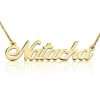 Gold Plated Classic Custom Name Necklace