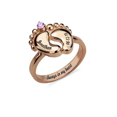 18K Rose Gold Plated Silver 925